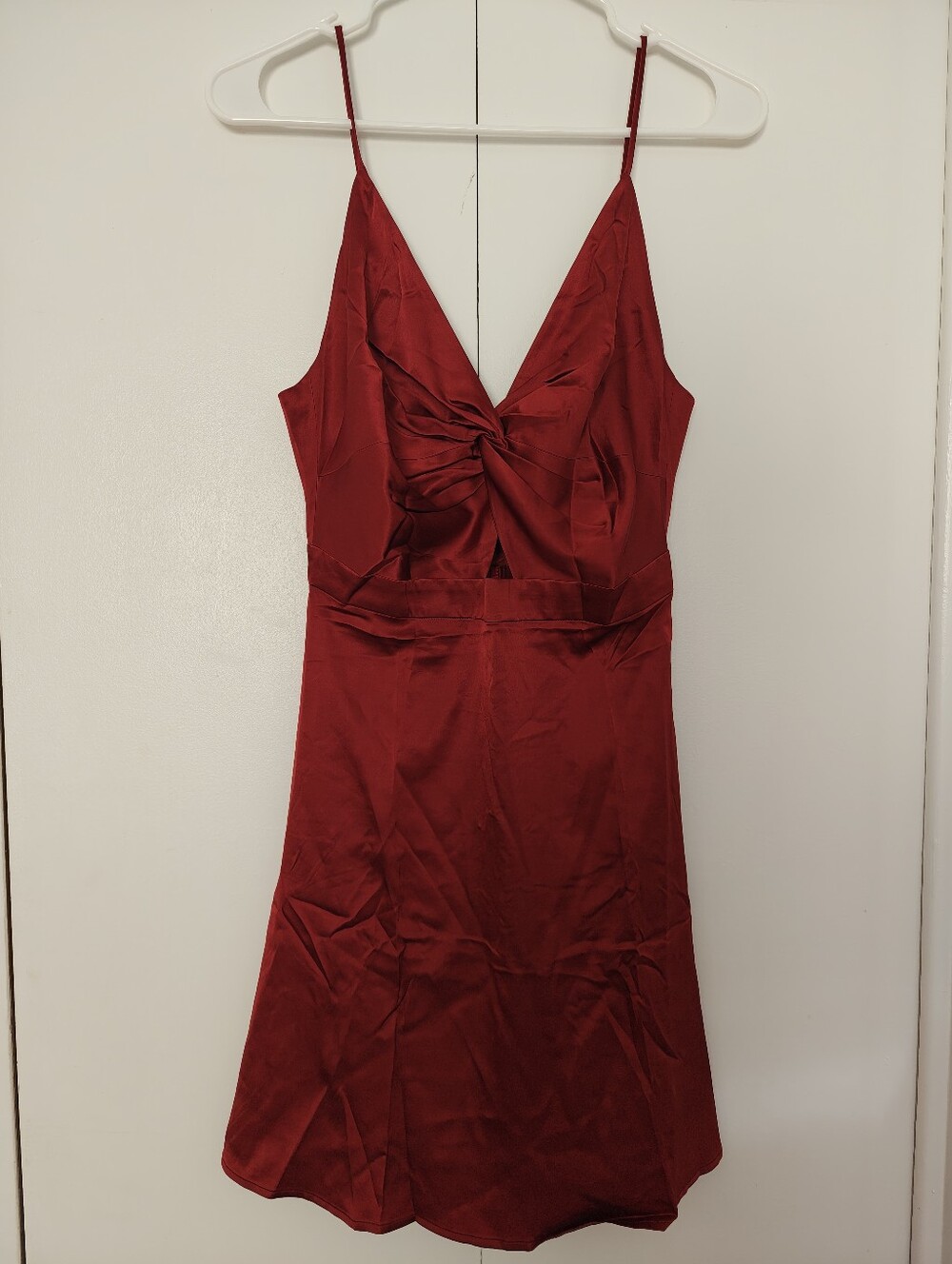 NWT Silk Maison Twist-Front Slip Dress